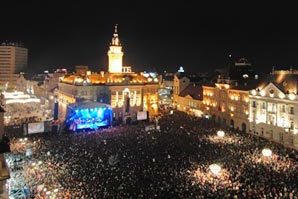 Proslava Nove Godine, Novi Sad